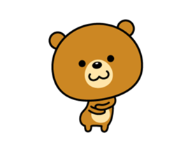 Animation version of Kansai bear 2 sticker #15733993