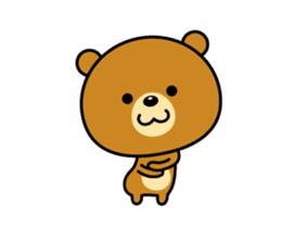 Animation version of Kansai bear 2 sticker #15733993
