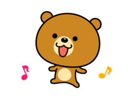 Animation version of Kansai bear 2 sticker #15734009
