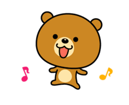 Animation version of Kansai bear 2 sticker #15734009