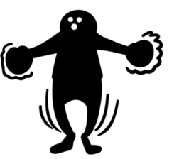 Blk man 2 sticker #15734165