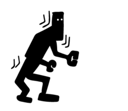 Blk man 2 sticker #15734180