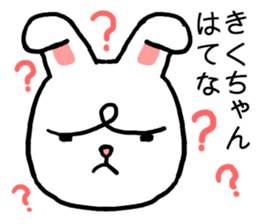 Kikuchan rabbit sticker #15734961