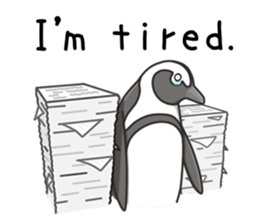 African penguin sticker #15735406