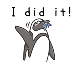 African penguin sticker #15735417