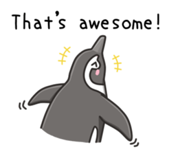 African penguin sticker #15735429