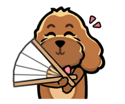 "Sara" Cute Dog sticker #15736061