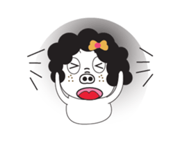 A Little Pig named Nippi Daily Animated sticker #15736377