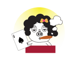 A Little Pig named Nippi Daily Animated sticker #15736379