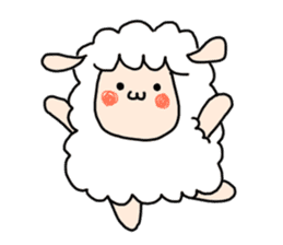 I am cute sheep sticker #15736402
