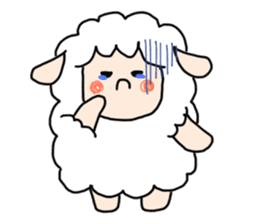 I am cute sheep sticker #15736404