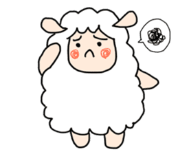 I am cute sheep sticker #15736410