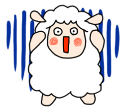 I am cute sheep sticker #15736412