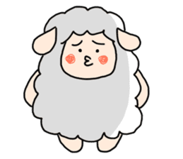 I am cute sheep sticker #15736413