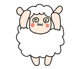 I am cute sheep sticker #15736422