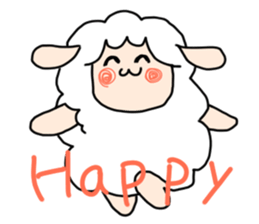 I am cute sheep sticker #15736425