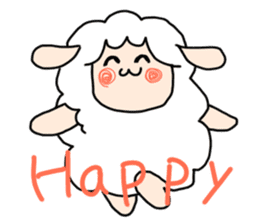 I am cute sheep sticker #15736425