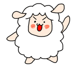 I am cute sheep sticker #15736426