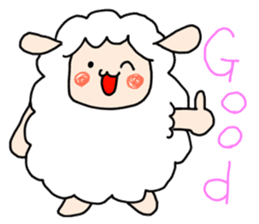 I am cute sheep sticker #15736430