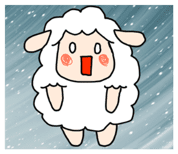 I am cute sheep sticker #15736434