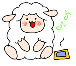 I am cute sheep sticker #15736439