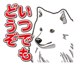 Wanko-Biyori Japan Spitz sticker #15736919
