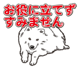 Wanko-Biyori Japan Spitz sticker #15736924