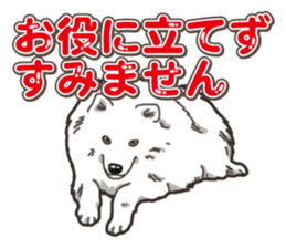 Wanko-Biyori Japan Spitz sticker #15736924