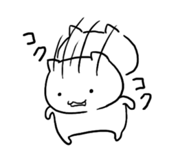 The white cat "ZN" sticker #15737083