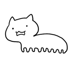 The white cat "ZN" sticker #15737096