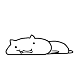The white cat "ZN" sticker #15737097