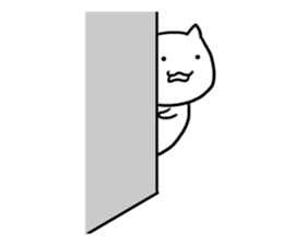 The white cat "ZN" sticker #15737106