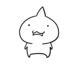 The white cat "ZN" sticker #15737113