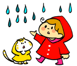 Animal with children sticker #15737720