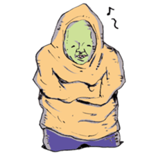 Ugly alien real sticker #15737896