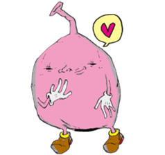 Ugly alien real sticker #15737897