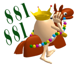 3D Egg Country part2: Funny Greeting sticker #15738020
