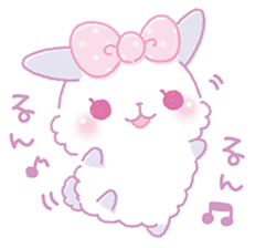 cute!popocolorin of rabbits! sticker #15738250
