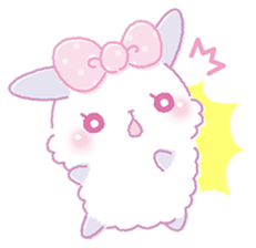 cute!popocolorin of rabbits! sticker #15738254