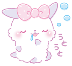 cute!popocolorin of rabbits! sticker #15738257