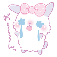 cute!popocolorin of rabbits! sticker #15738271