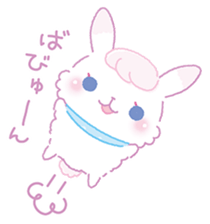cute!popocolorin of rabbits! sticker #15738279
