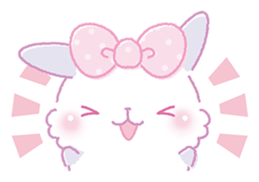 cute!popocolorin of rabbits! sticker #15738282