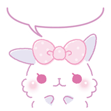 cute!popocolorin of rabbits! sticker #15738286