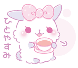 cute!popocolorin of rabbits! sticker #15738288