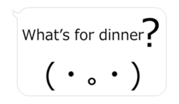 Moves Big facetype Sticker hukidashi2_EN sticker #15738292