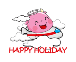 Angel Calf Daily Work Animated sticker #15740377