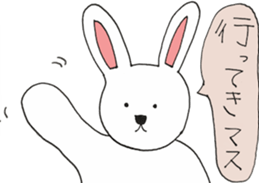 Daily life of Mitch of the rabbit sticker #15740460