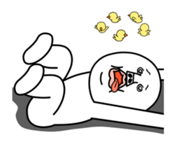 An annoying man It moves. part4 sticker #15741115