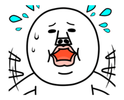 An annoying man It moves. part4 sticker #15741126